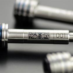 Black marking with a MOPA laser