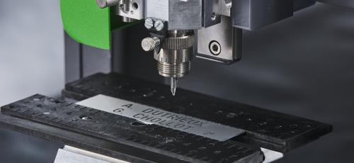 Gravotech rotary engraving machine