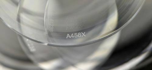 Glass engraving for identification