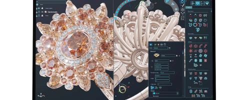mockup a ring 3D jewelry design