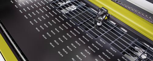 Laser marking and cutting of plastics