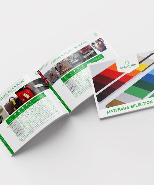 Engraving materials selection guide - Personalization pages