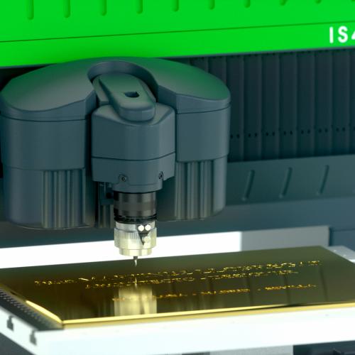 Gravotech rotary engraving machine