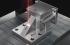 Metal marking laser machine on production line