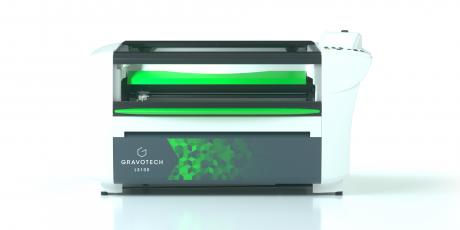 LS100 CO2 laser engraver