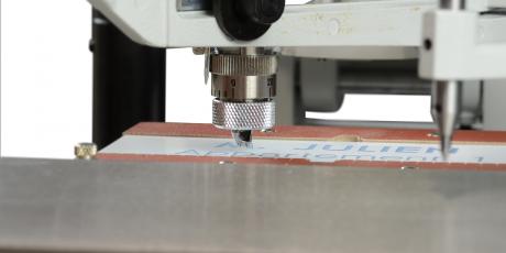 Manual plate engraving
