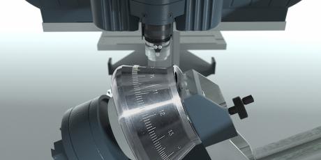 Metal engraving machine used on cylindrical items